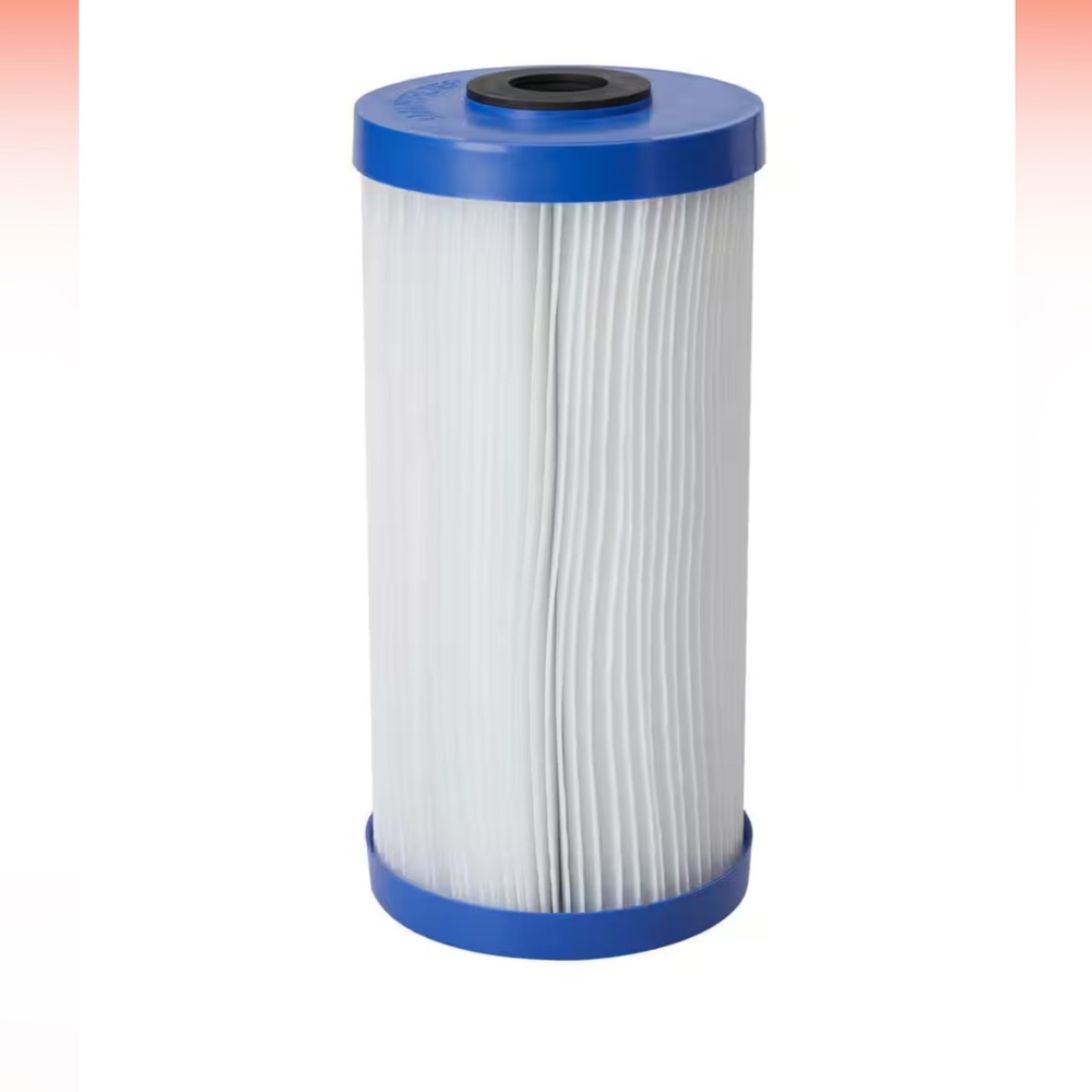 Whole Home 10 in. Heavy-Duty Pleated Sediment Replacement Water Filter Cartridge